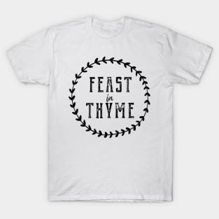 Feast In Thyme Leafy Logo T-Shirt